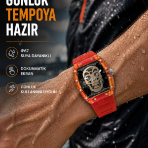 Dokunmatik Akıllı Saat Spor ve Günlük Kullanım Yeni Nesil
