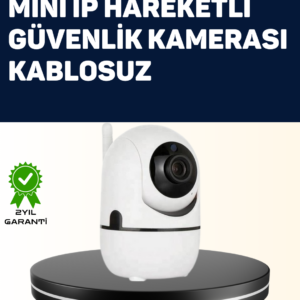 Yüksek Çözünürlüklü Hareket Takipli Kablosuz Güvenlik Kamerası – 1080P, Gece Görüşlü