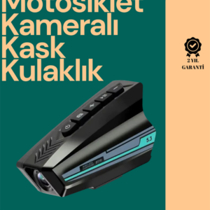 GoLook Destekli Motosiklet Kask Kamerası – 50 Saat Pil, Geniş Açı