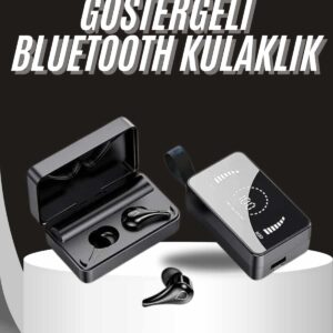 TWS Bluetooth Kulaklık Aynalı Kulaklık Dijital Göstergeli Dokunmatik Kontrol