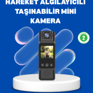 Mini Kamera 1080P Full HD Döner Lens Taşınabilir