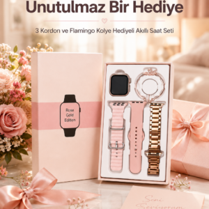 Akıllı Saat Sesli Görüşme Bildirim Görme Uyku ve Sağlık Takibi