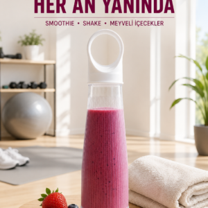 400 ML Taşınabilir Mini Blender Şarjlı Kablosuz Smoothie ve Shake Hazırlama