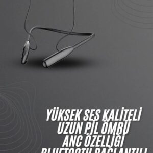 100 Saat Bluetooth Kulaklık Dijital Göstergeli ANC Özelliği Kablolu