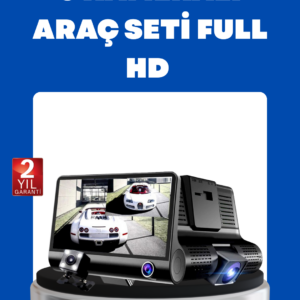 G-Sensör, Park Modu ve Döngüsel Kayıt Destekli Araç DVR