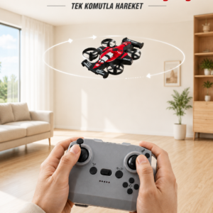Uzaktan Kumandalı RC Drone 360° Akrobatik Dönüş 3 Kademeli Hız Headless Mode