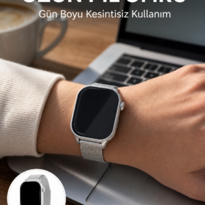 AMOLED Ekranlı Bluetooth Aramalı 3 Kordonlu Akıllı Saat