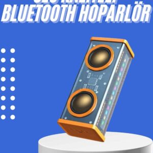 Şeffaf Mecha Taşınabilir Bluetooth Hoparlör Kablosuz Yüksek Ses Kaliteli