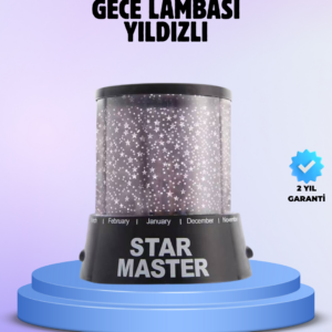 Odayı Yıldızlarla Dolduran Galaxy Efektli LED Projektör Işık