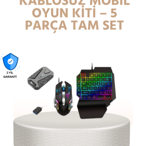 Bluetooth 5.3 Mobil Oyun Kiti – PUBG ve CODM İçin 5 Parça Set