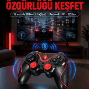 Gelişmiş Kontrol Hassasiyeti Sunan Kablosuz Bluetooth Oyun Kolu