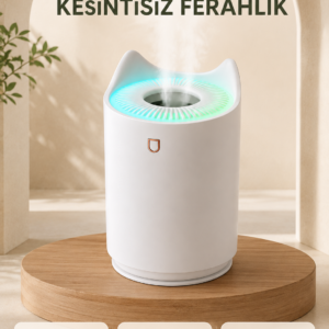 Ultrasonik Hava Nemlendirme Cihazı 7 Renk LED Aromaterapi Difüzör