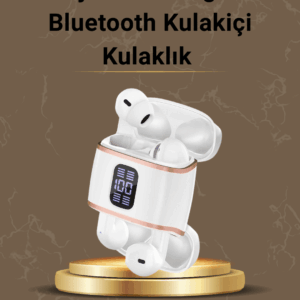 Dijital Göstergeli Bluetooth Kulakiçi Kulaklık – 4’lü Paket, Gürültü Engellemeli
