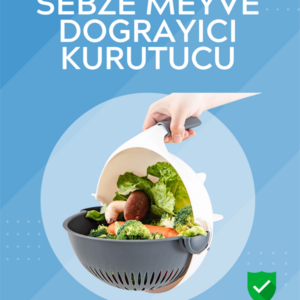 Süzgeçli Hazneye Sahip Çok Amaçlı Rende ve Dilimleyici