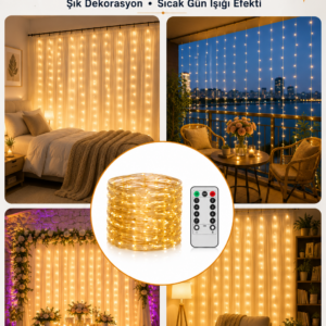 Enerji Tasarruflu 3x3 LED Işık – Parti, Yılbaşı ve Organizasyon Yeni Nesil