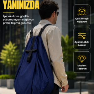 Geniş İç Hacimli Katlanabilir Çanta Pratik Taşıma Deneyimi Sunan Modern Tasarım
