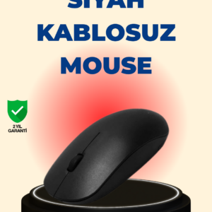 Sessiz ve Ergonomik Mouse – USB Bağlantılı ve DPI Ayarlı