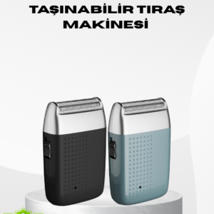 Kablosuz Şarjlı Sakal Tıraş Makinesi – Kuru Kullanım, Uzun Pil Ömrü
