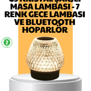 Taşınabilir Işıklı Yüksek Ses Kaliteli Bluetooth Hoparlör