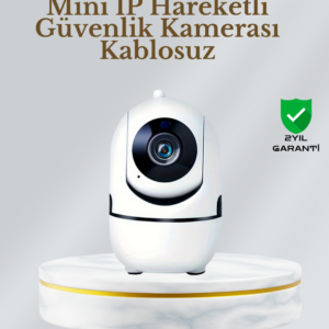 360° Dönen Akıllı WiFi Kamera – Uzaktan Kontrol ve İki Yönlü Ses Özellikli