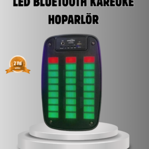GTS 1793 Işıklı 6.5 İnç Kablosuz Hoparlör Bluetooth, USB ve FM Özellikli