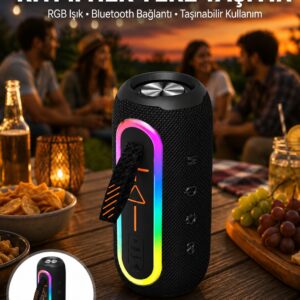 Kablosuz Bluetooth Hoparlör Taşınabilir Çoklu Bağlantılı Özelliği Yeni Nesil