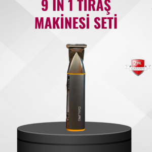 9’u 1 Arada Çoklu Bakım Tıraş Seti Profesyonel Saç Sakal Kesme