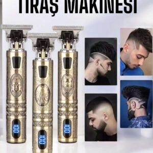 Tıraş Makinesi Çizik Tıraş Paslanmaz Çelik Uzun Ömürlü Şarjlı