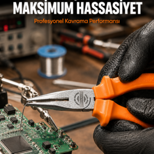 Ergonomik Saplı Profesyonel Kargaburun Dayanıklı Dövme Çelik Gövde