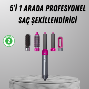 5’i 1 Arada Saç Şekillendirici Set Kuaför Düzeyinde Performans ve Ergonomik Tasarım