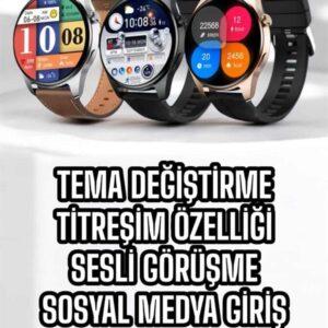 Akıllı Saat Tema Değiştirme Titreşimli Bluetooth Bağlantılı NFC Ve GPS Uyumlu