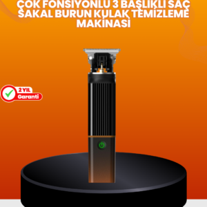 Erkekler İçin 3 in 1 Şarjlı Bakım Seti – 7300 RPM Güçlü Motor ve Sessiz Çalışma