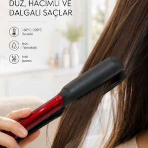 Çok Yönlü Kullanım Sunan Saç Düzleştirici – Düzleştirici ve Hacim Verici
