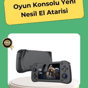 Retro ve Modern Oyun Destekli Taşınabilir Konsol 64GB Kart Dahil