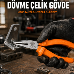 Uzun Çene Tasarımlı Dövme Çelik Kargaburun Hassas Kavrama Performansı
