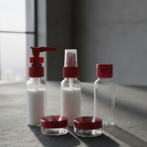 5 Parça Seyahat Dolum Şişesi Seti 30 ml Hafif Tasarım