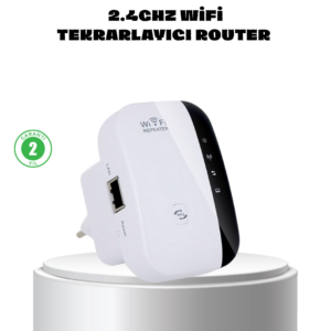 WiFi Sinyal Güçlendirici 2.4G Repeater Yüksek Çekim Kapasiteli