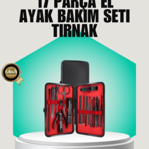 Siyah Kaymaz Teknolojili El ve Ayak Bakım Seti