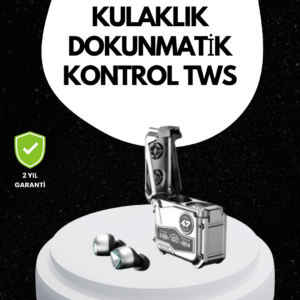 Suya Dayanıklı Kulak İçi Kablosuz Kulaklık – Ergonomik Tasarım ve Yüksek Pil Performansı