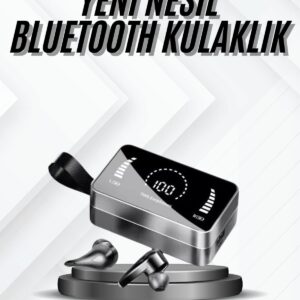 TWS Bluetooth Kulaklık Kablosuz Uzun Pil Ömrü Dijital Göstergeli Powerbank