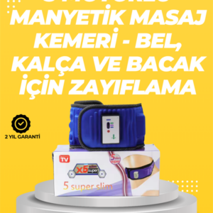 Titreşimli Masaj Kemeri 20 Mıknatıs 5 Motorlu