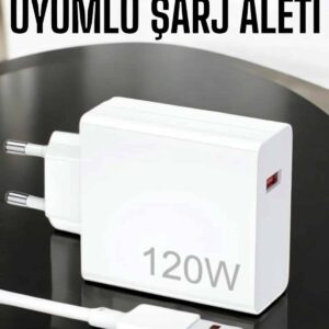 120W Şarj Aleti Type-C Uyumlu Turbo Şarj Aleti