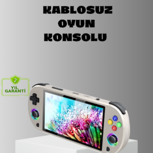 HD Çıkış Destekli Taşınabilir Oyun Konsolu – 5 İnç IPS Ekran, RGB Işıklı