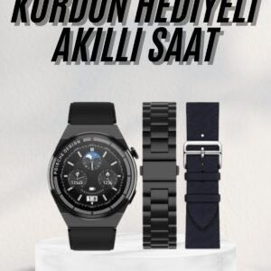 En Çok Tercih Edilen Akıllı Saat Amoled Ekran Nabız Sensörü GPS Uyumlu Adımsayar