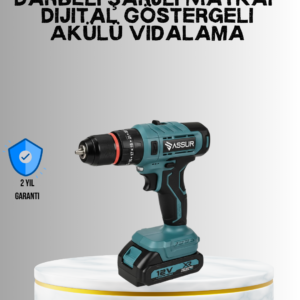 18 Parça Profesyonel Şarjlı Matkap Vidalama