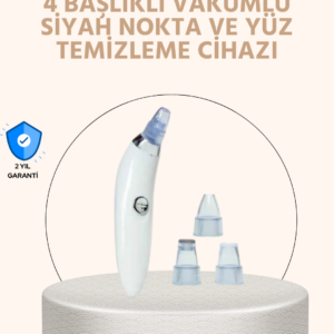 Güçlü Vakumlu Siyah Nokta Temizleyici – Cilt Pürüzlerini Gideren