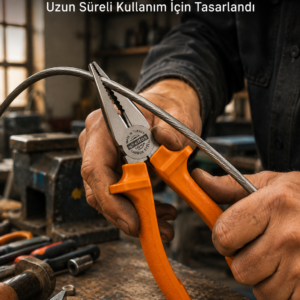 Dövme Çelik Pense Ergonomik Kaymaz Saplı El Aleti