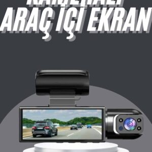 Video ve Fotoğraf Kaydedici Sürüş Kamerası Ön ve Arka Çift Kameralı