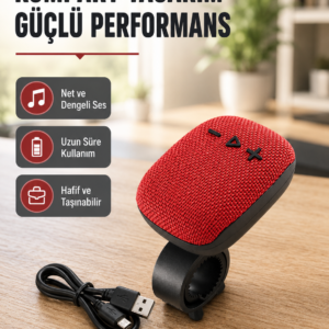 Bluetooth 5.1 Kablosuz Hoparlör – Güçlü Bas, FM Radyo ve Çoklu Giriş Destekli