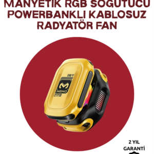 Akıllı Dijital Kontrollü Soğutucu | AI & Standart Mod | 7 Kanatlı Fan Tasarımı